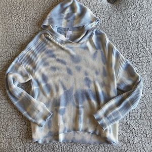 Knitted hoodie